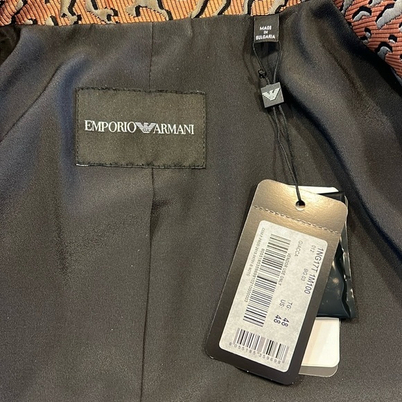 EMPORIO ARMANI • Animal Jacquard Jacket - Picture 5 of 14